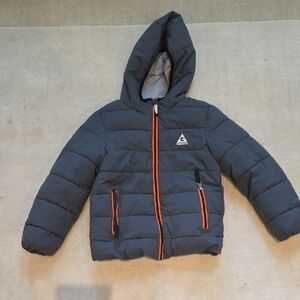 Gerry Weber Gray Hooded Jacket with Orange Details